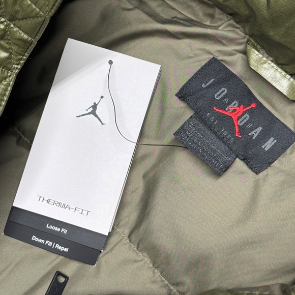 Nike Air Jordan M Flight Therma-Fit Vest Down-Fill FV7273-222 NWT $165 - Picture 4 of 9